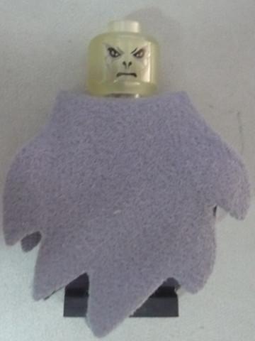 LEGO Minifigure-Voldemort, Glow In Dark Trans Head, Dark Bluish Gray Dementor Style Cape-Harry Potter / Goblet of Fire-hp069d-Creative Brick Builders